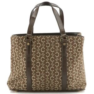 Celine Brown Patterned Tote Bag